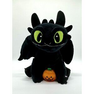 GEMMY How To Train Your Dragon Toothless Animated Plush Halloween Pumpkin Works